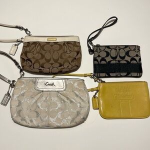 COACH Y2K Vintage Wristlets (set of 4)